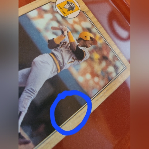 Barry Bonds 1987 Tiffany error card - Picture 7 of 11